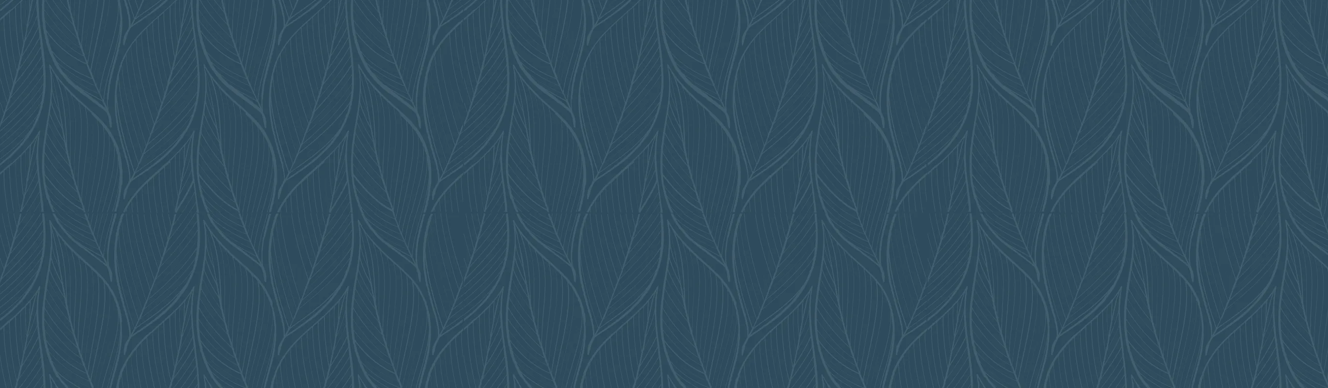 Leaf pattern on a navy blue background